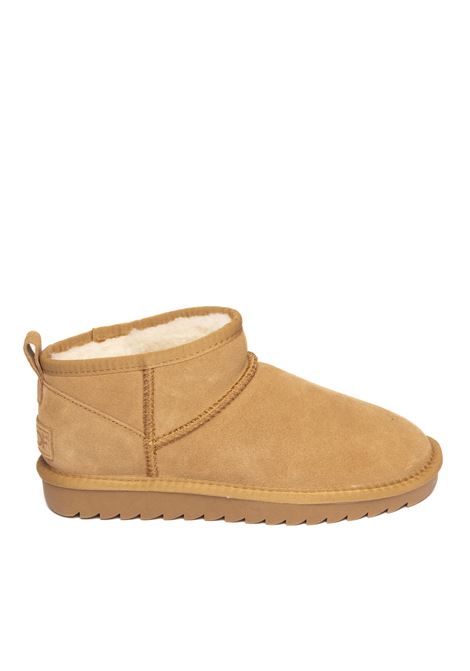 Tan suede ankle boot COLORS OF CALIFORNIA | YW078SHORTWINTER-TAN